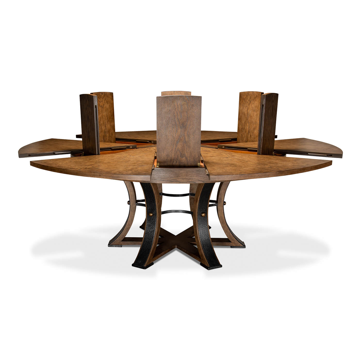 Industrial Jupe Extension Dining Table - English Georgian America