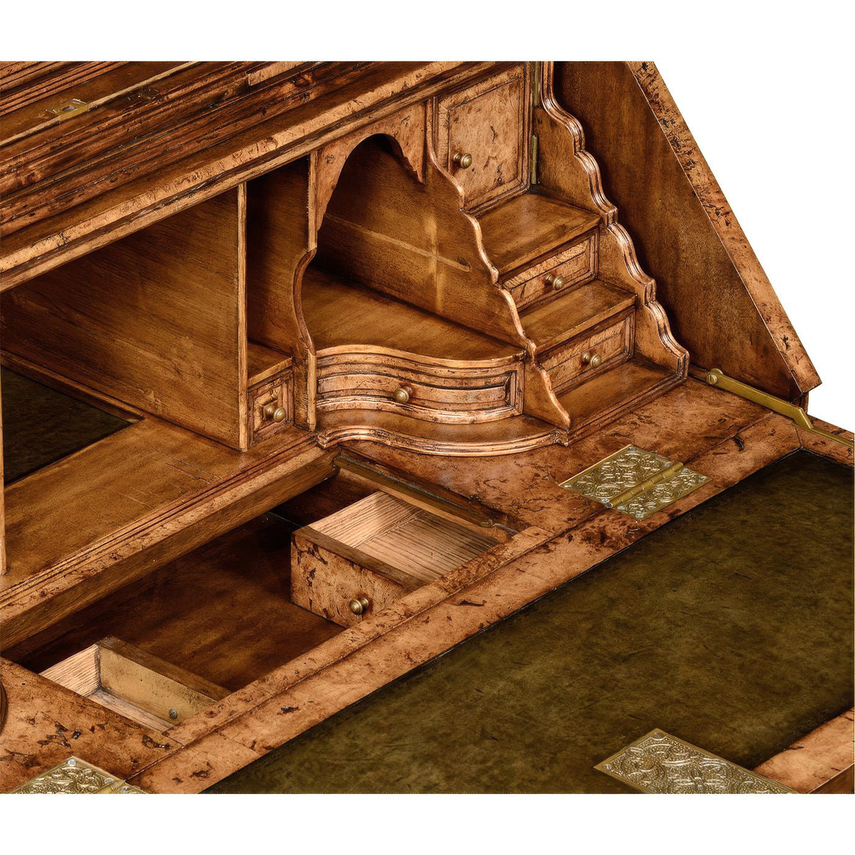 Queen Anne Style Secretary Bookcase - English Georgian America