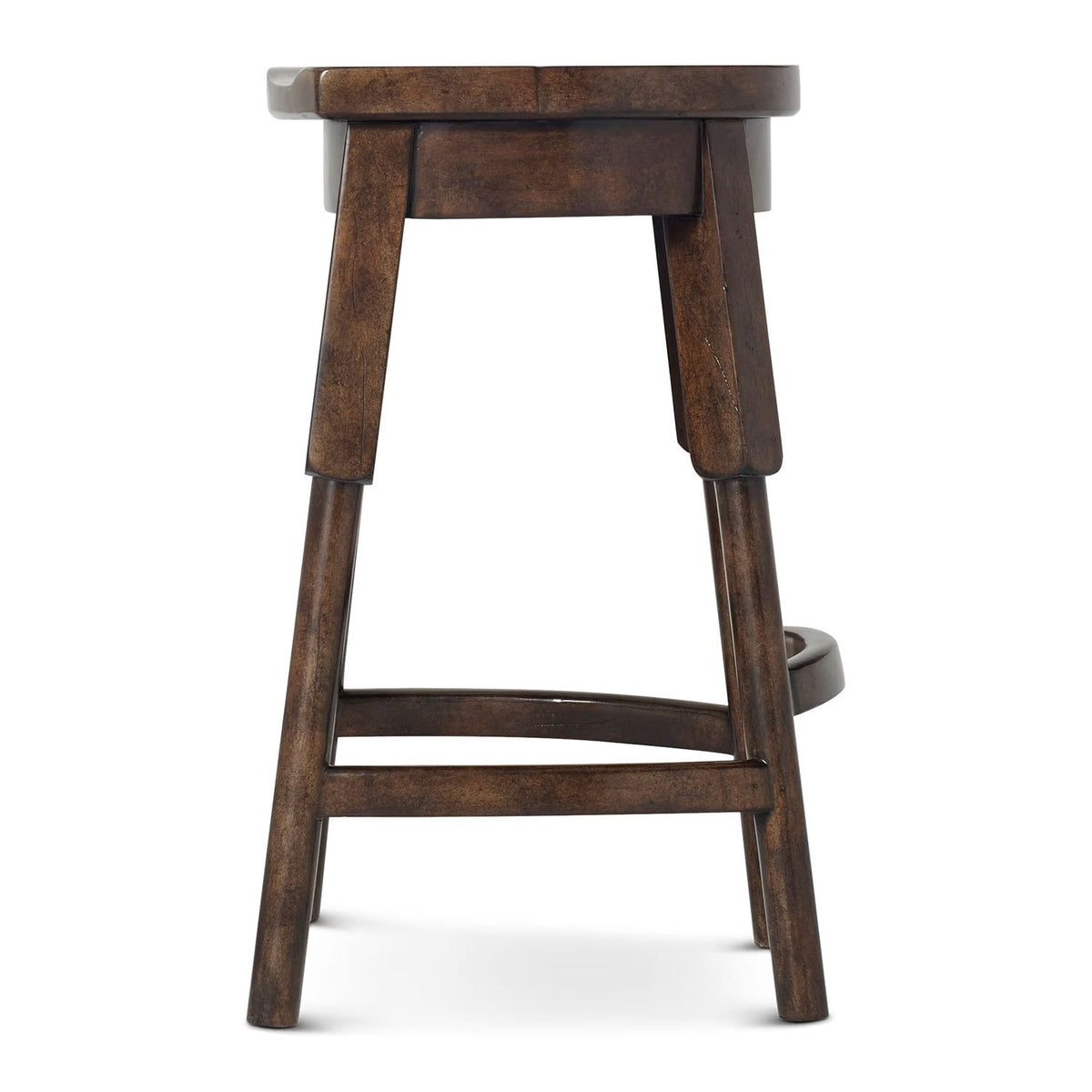 Rustic English Counter Stool - English Georgian America