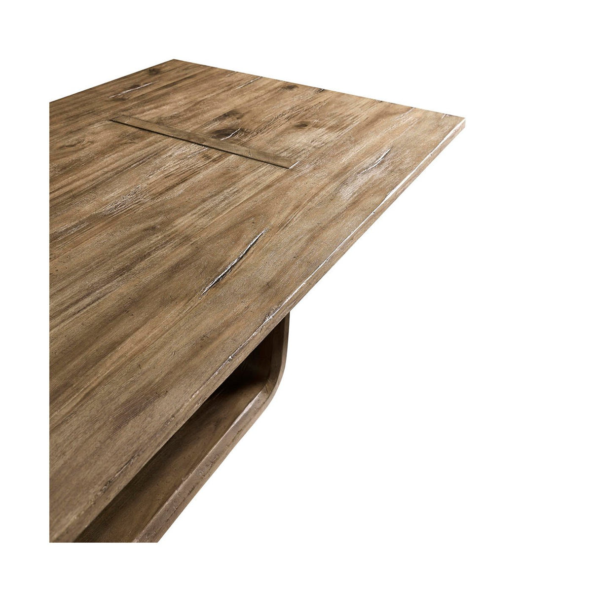 108" Rustic Modern Wood Dining Table - English Georgian America