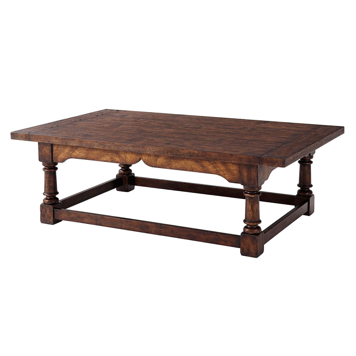 17th Century Refectory Form Cocktail Table - English Georgian America