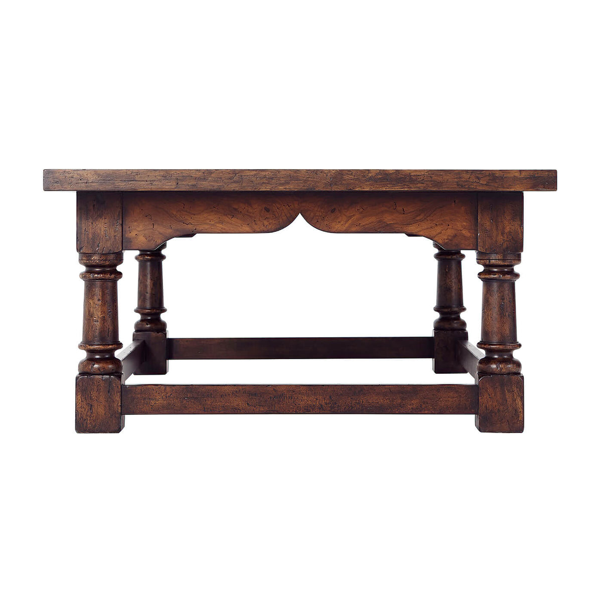 17th Century Refectory Form Cocktail Table - English Georgian America