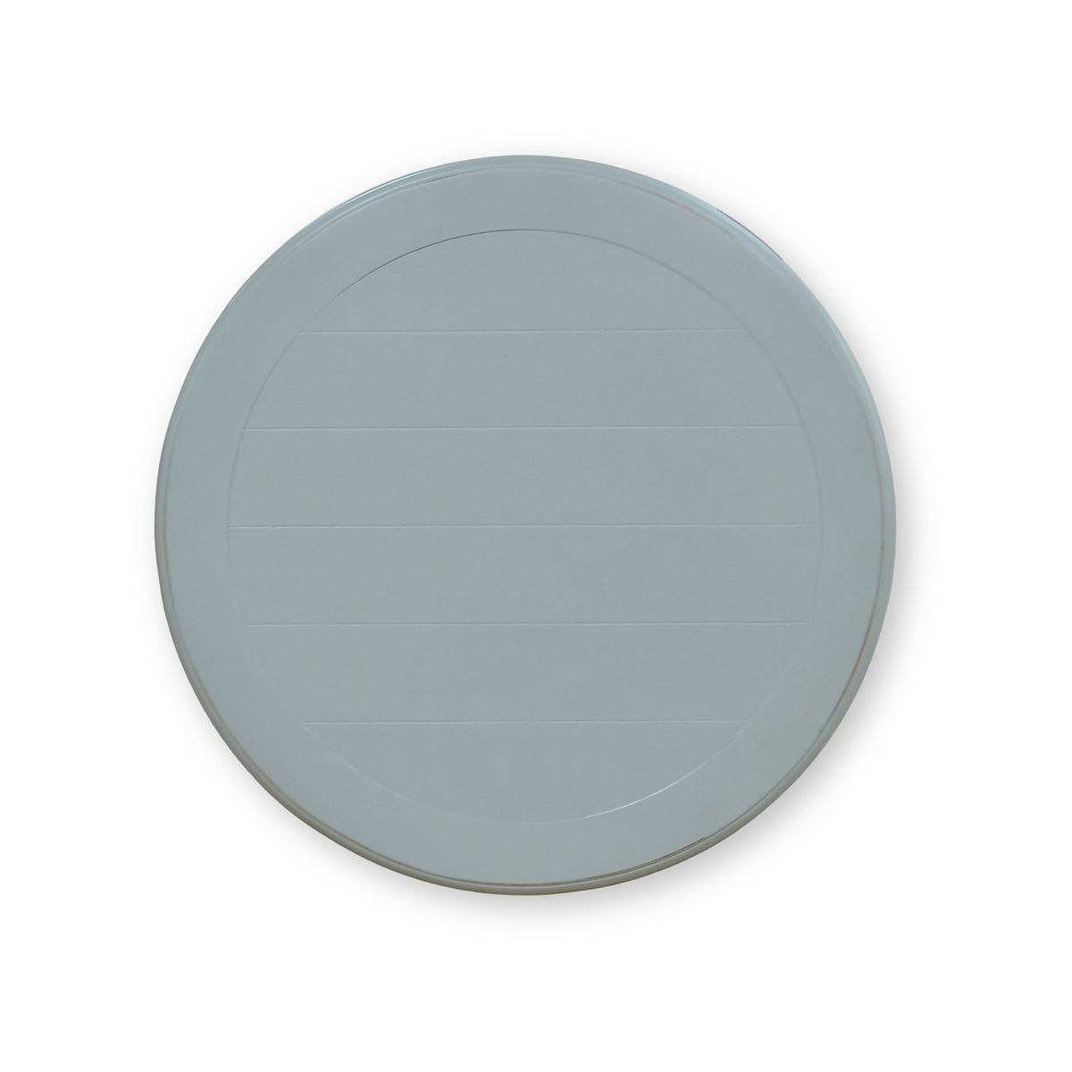 Round Country Painted End Table