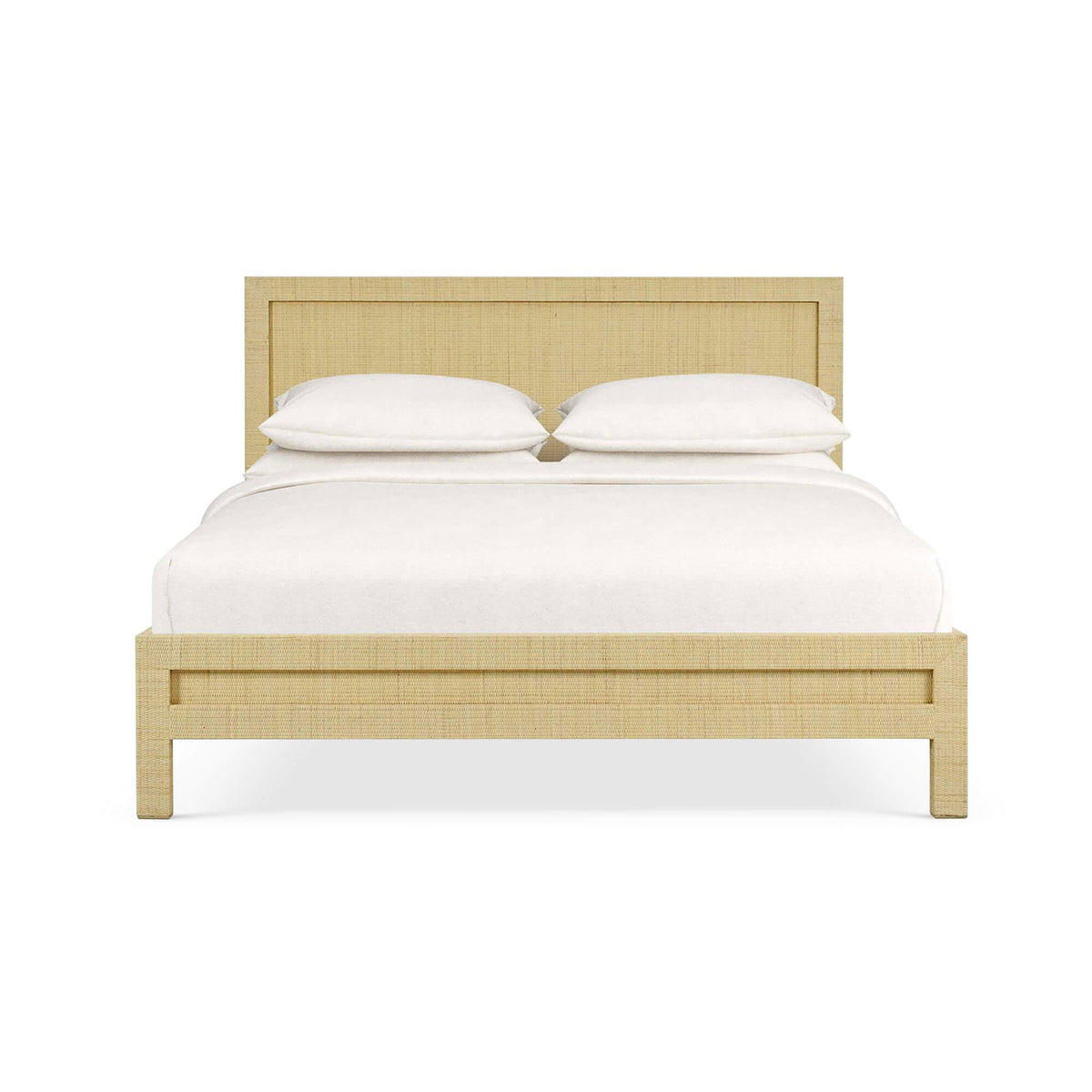 Natural Rattan King Size Bed Frame