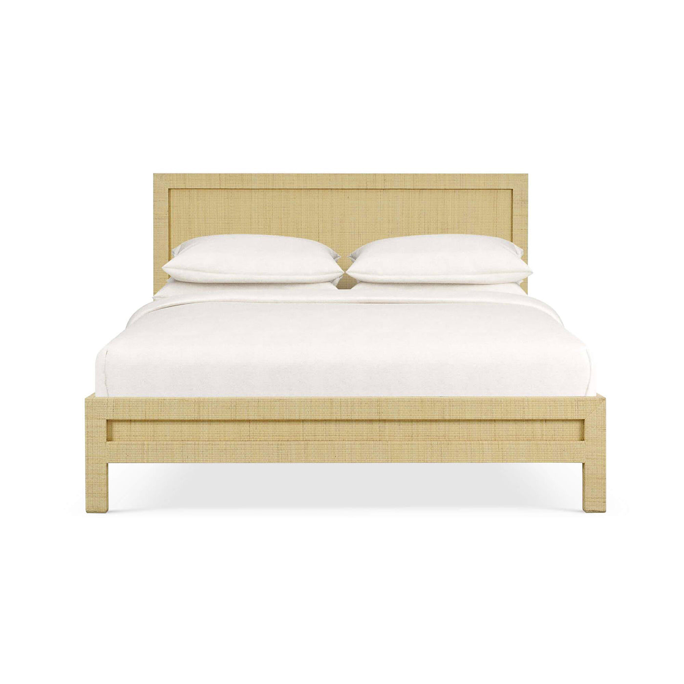 Natural Rattan King Size Bed Frame