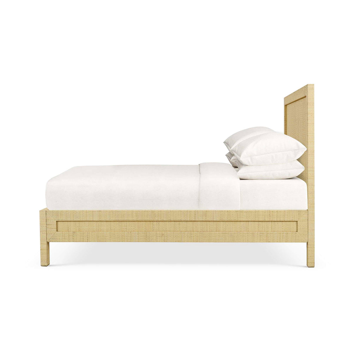 Natural Rattan King Size Bed Frame