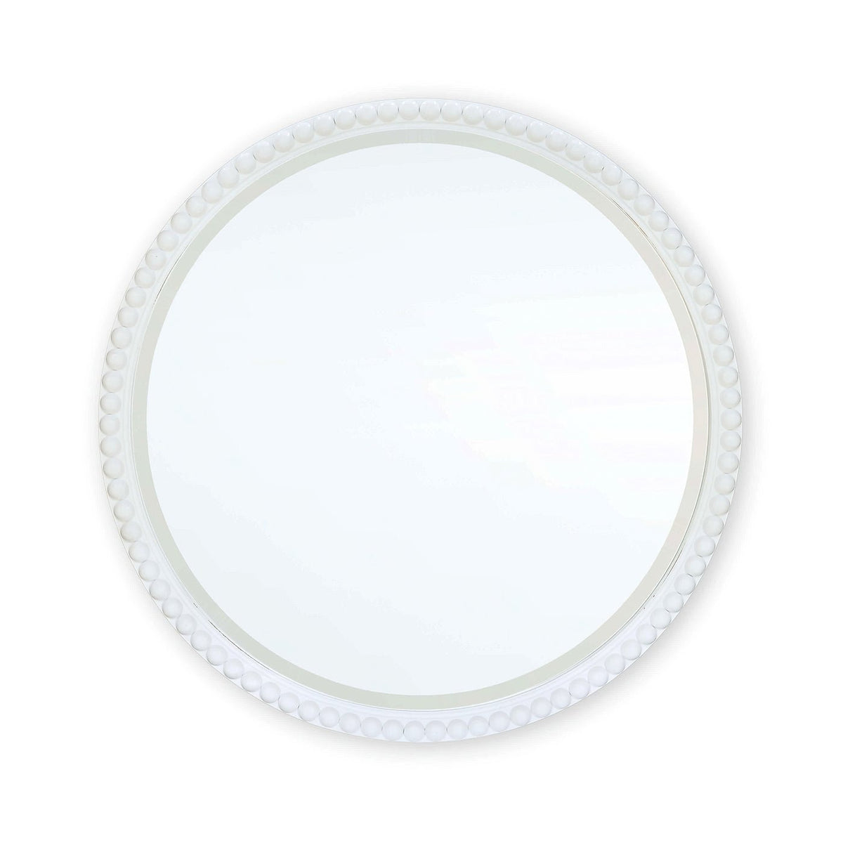 32&quot; Painted Round Beaded Mirror - English Georgian America