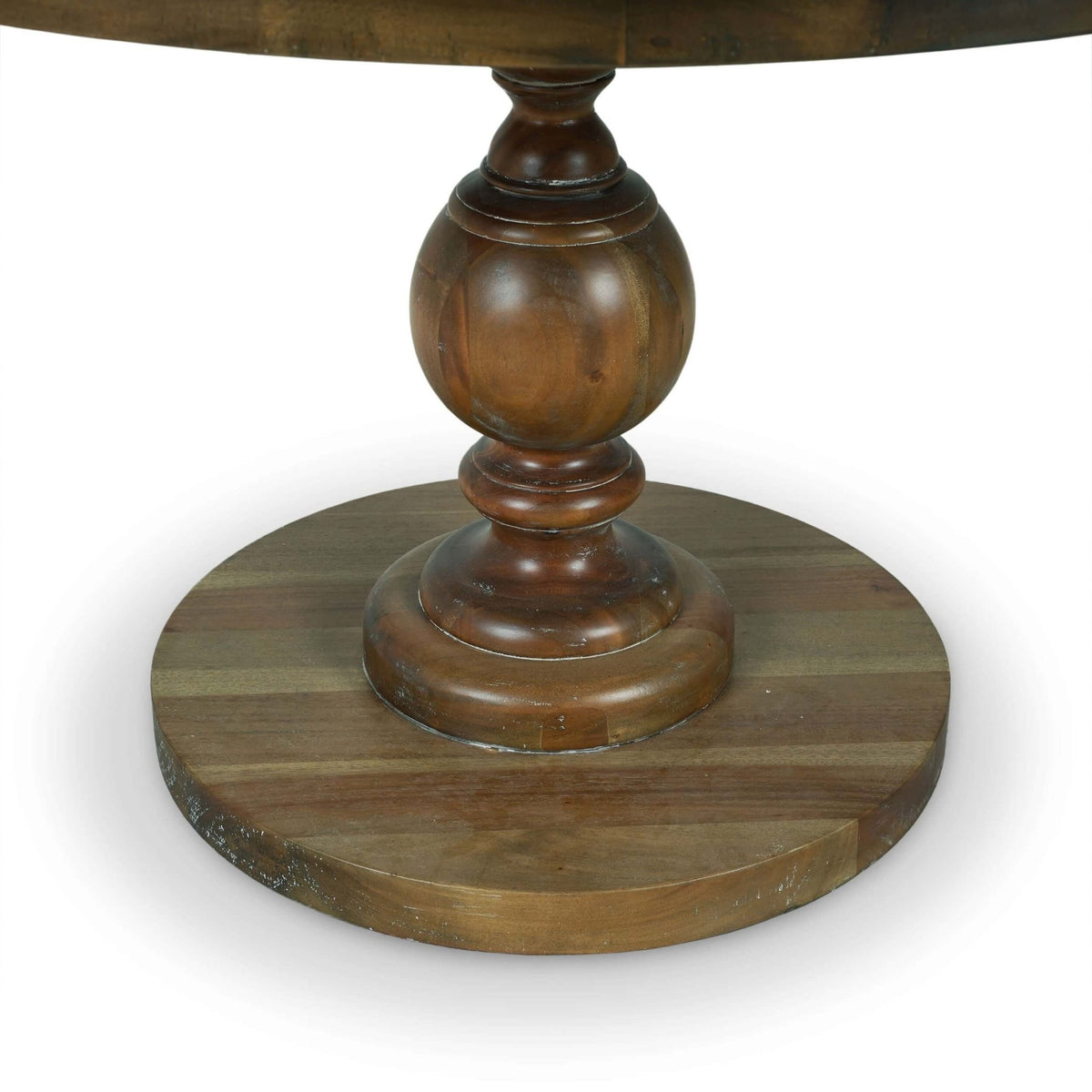 48 Round Pedestal Dining Table - English Georgian America