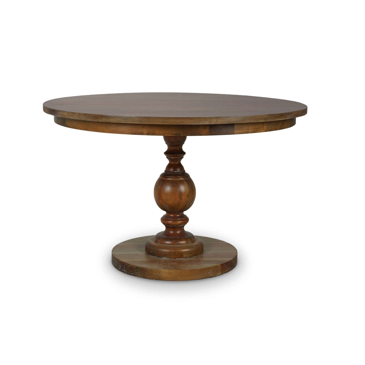 48 Round Pedestal Dining Table - English Georgian America