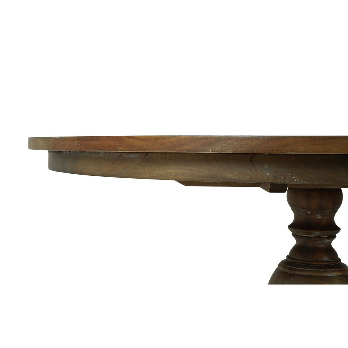 60 Round Pedestal Dining Table - English Georgian America