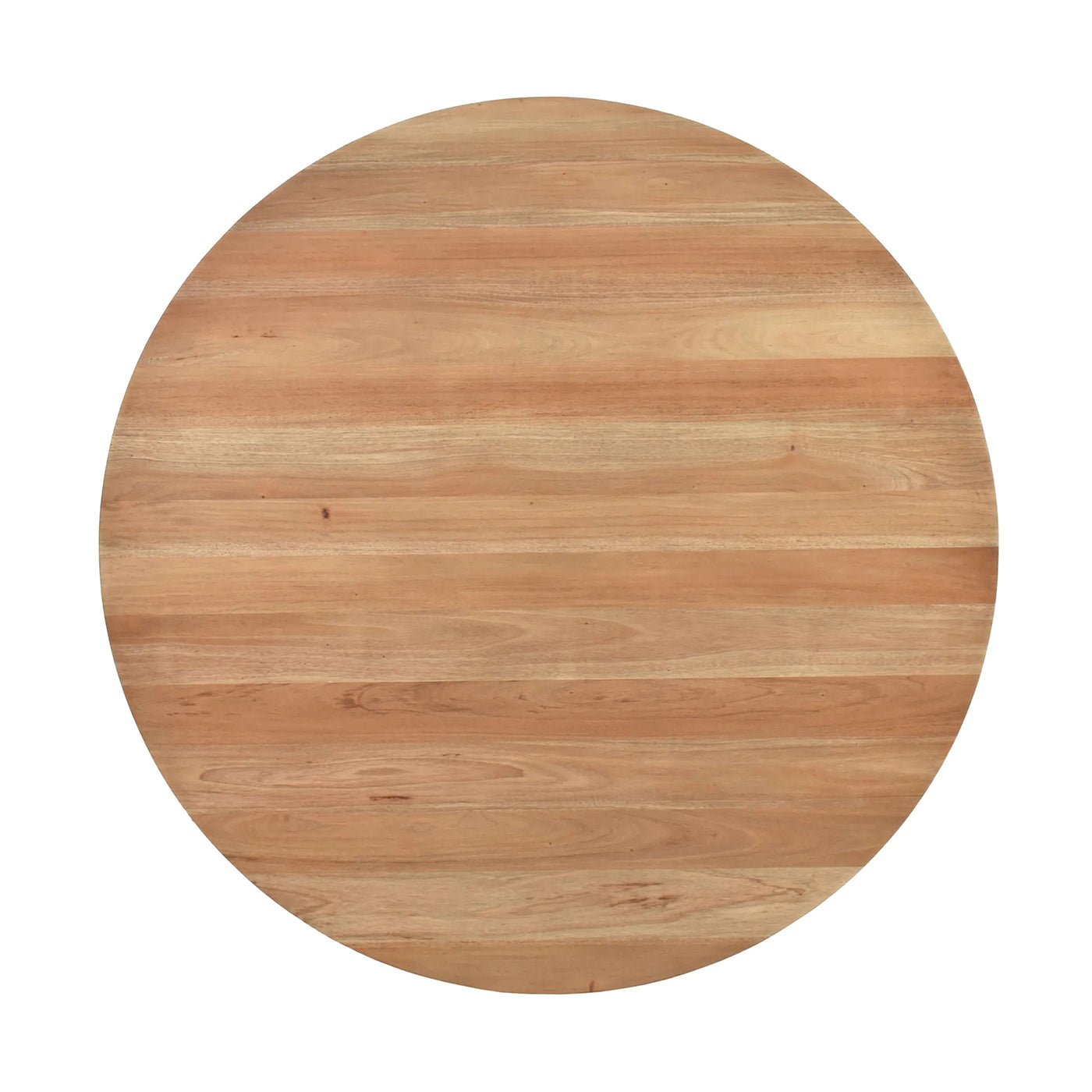 60 Round Pedestal Dining Table - Fruitwood Finish - English Georgian America