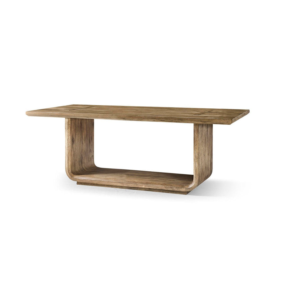 86" Rustic Modern Wood Dining Table - English Georgian America