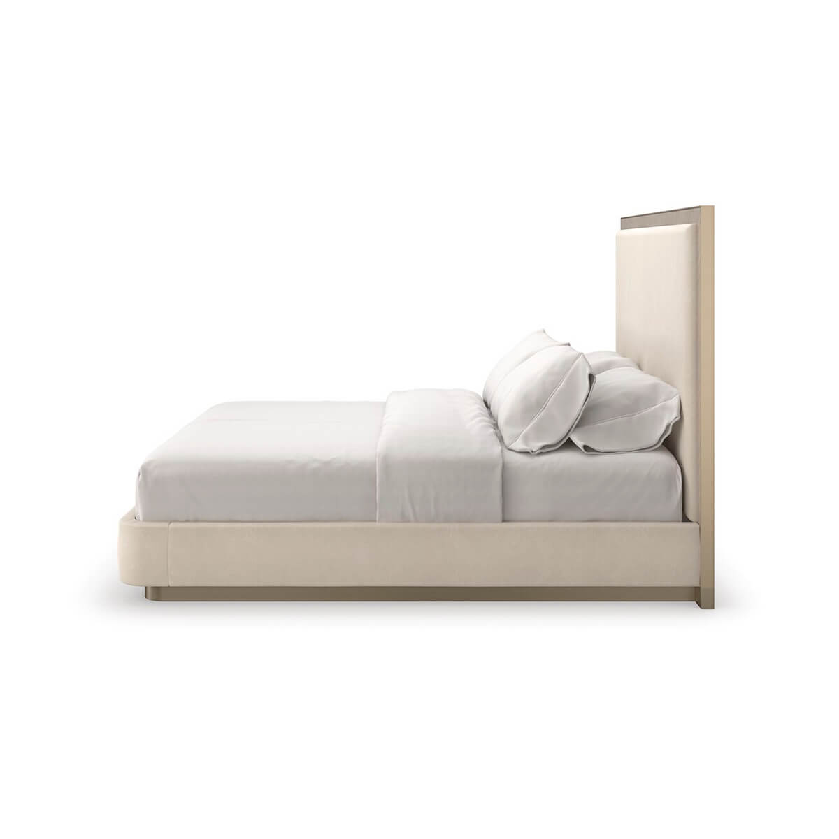 Classic Modern Upholstered Queen Bed
