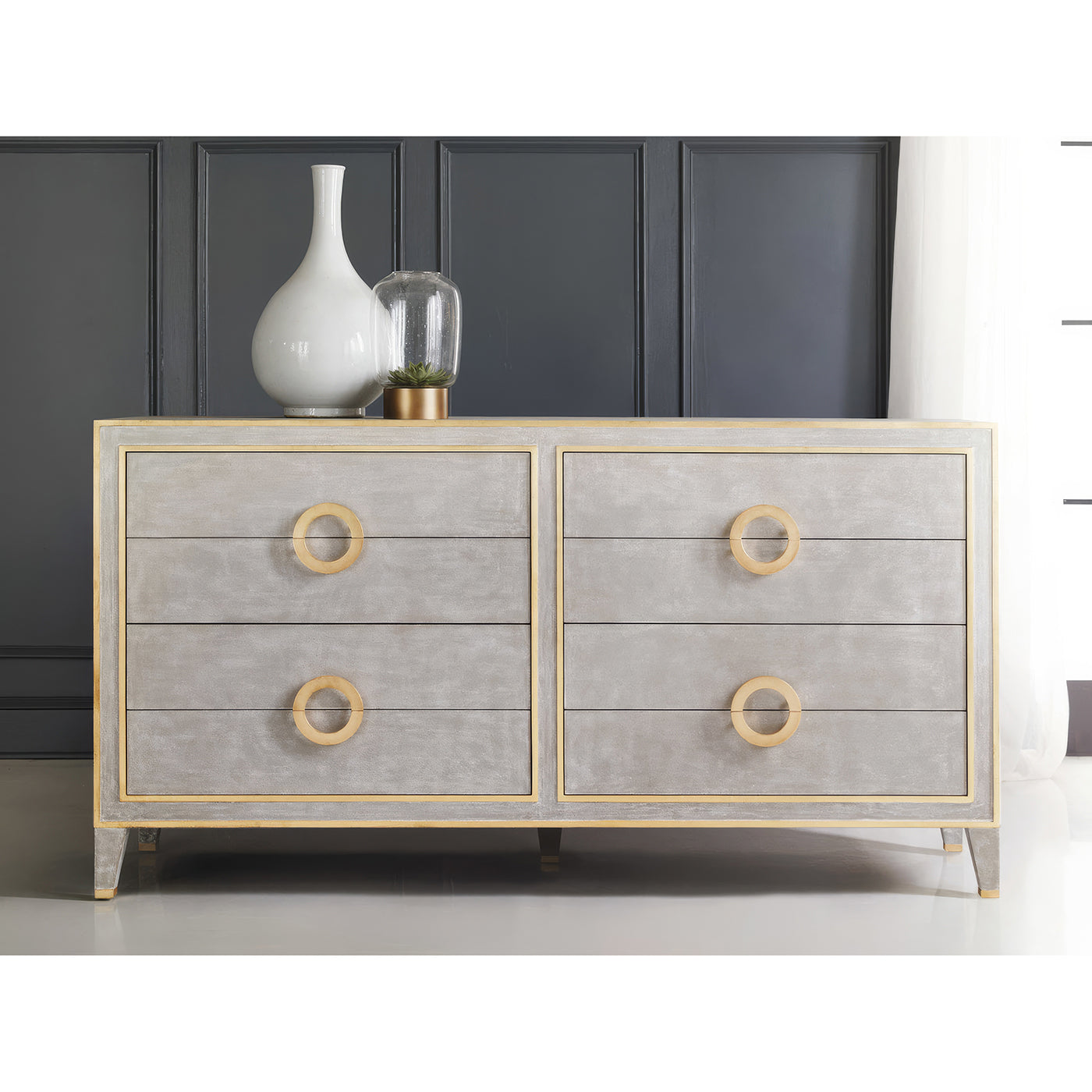 Gustavian Grey Painted Dresser