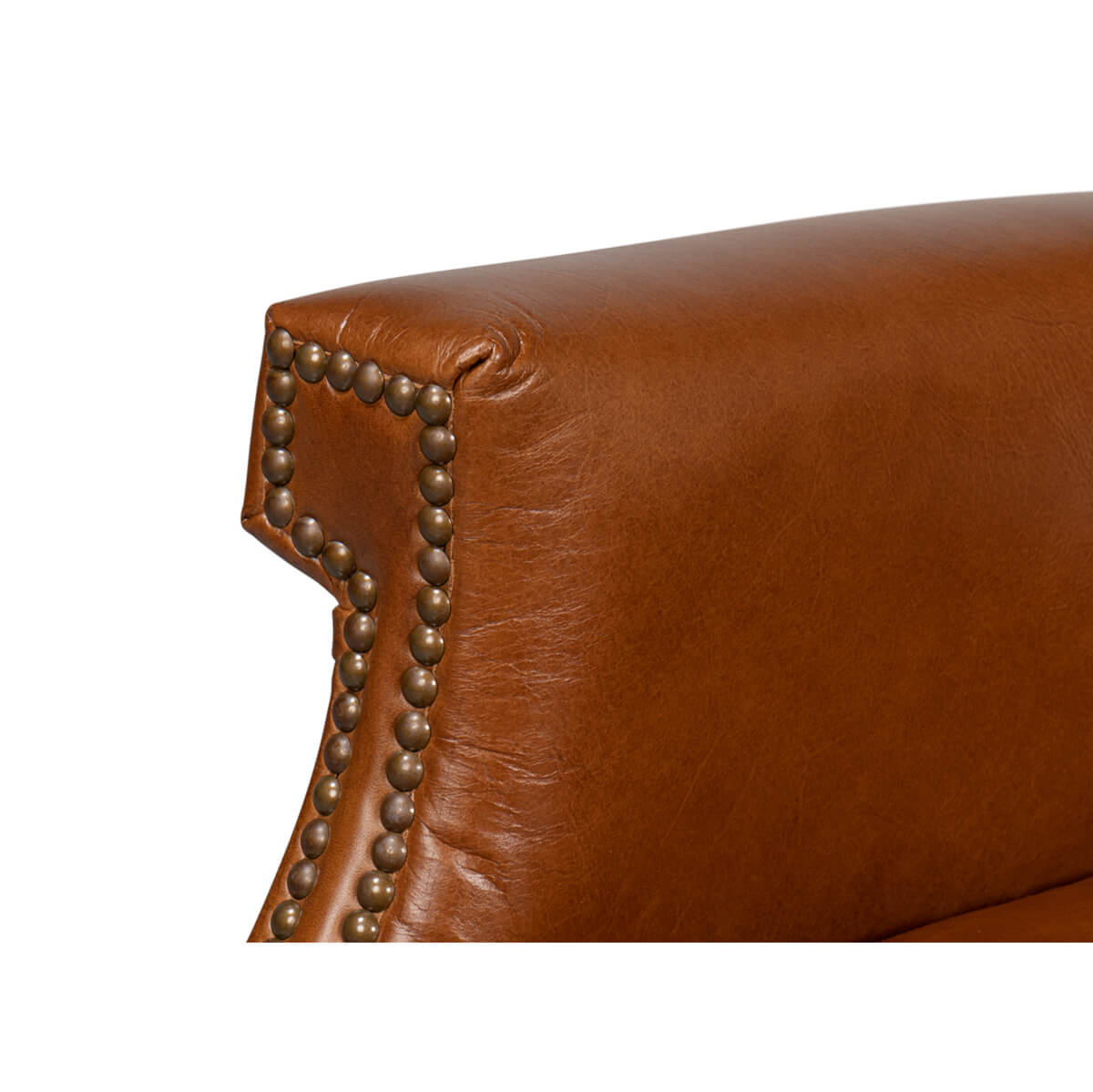 American West Leather Armchair - English Georgian America