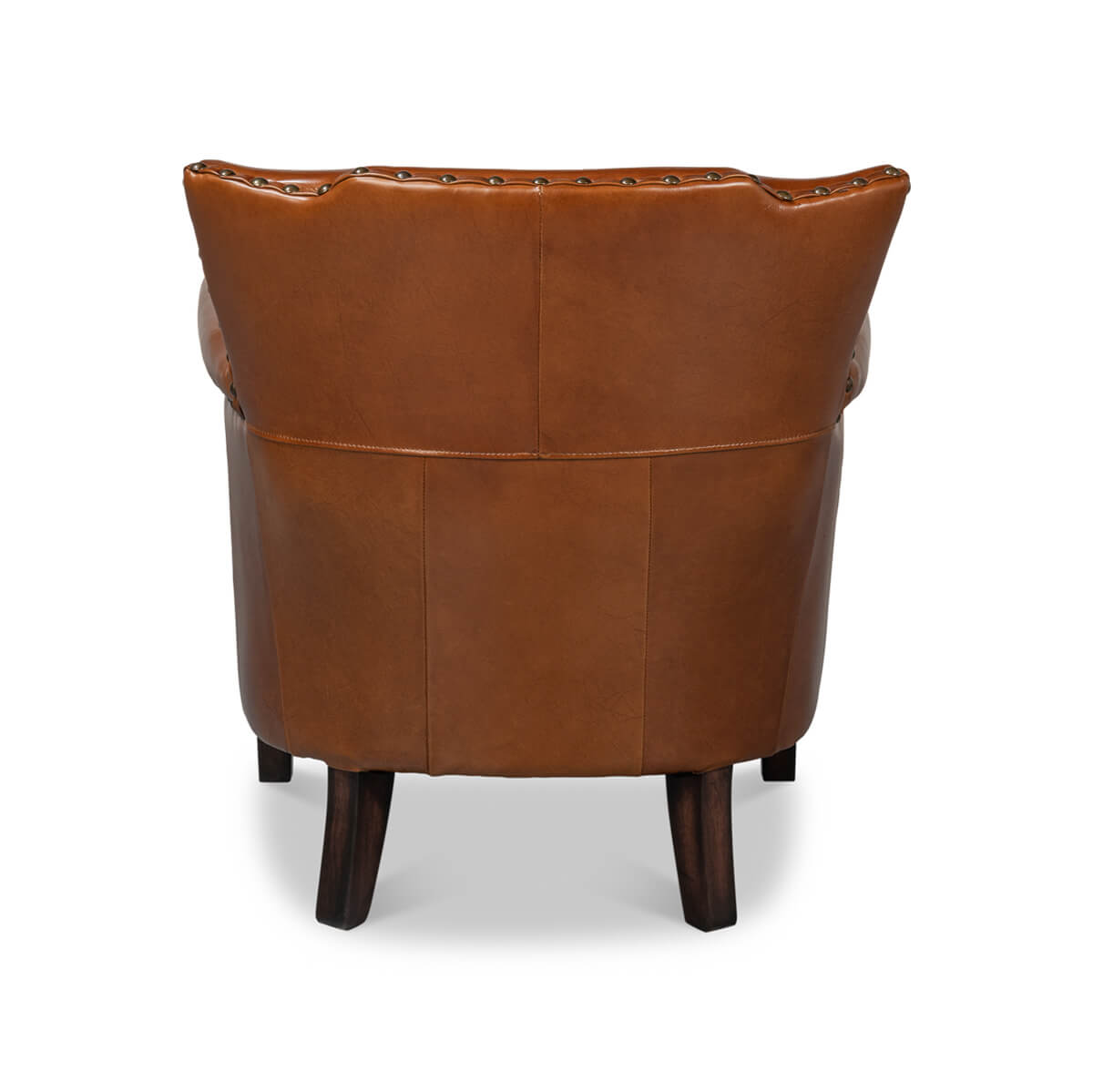 American West Leather Armchair - English Georgian America