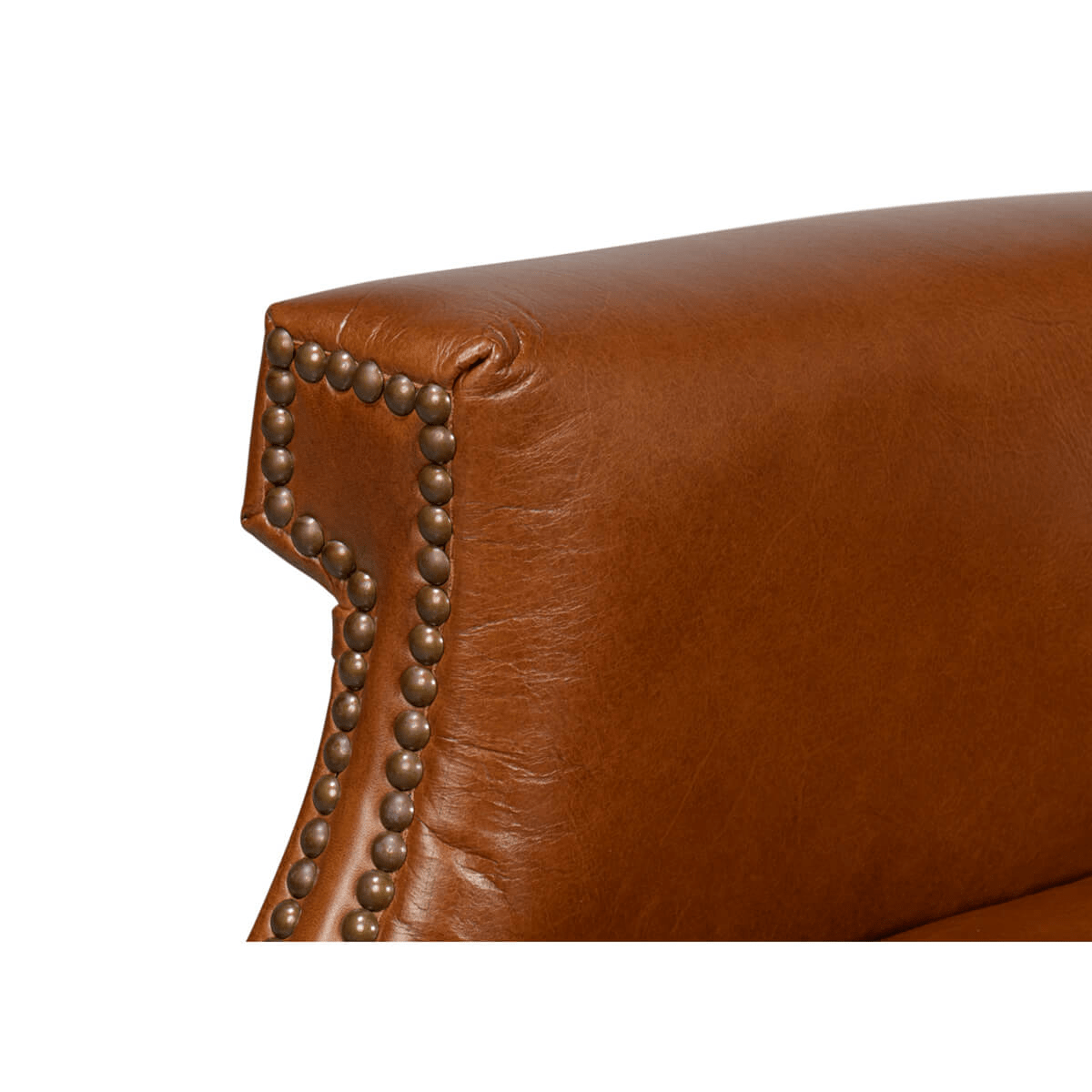 American West Leather Armchair - English Georgian America