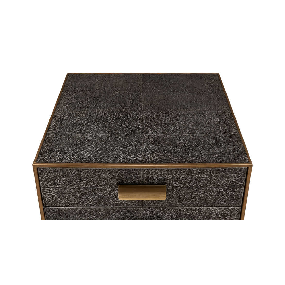 Antique Gray Modern End Table - English Georgian America