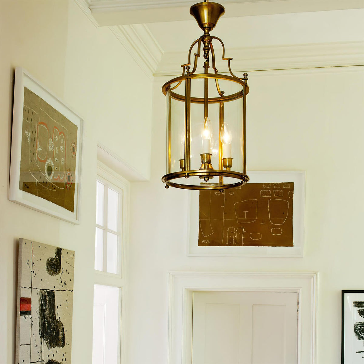 Antique Round Lantern - English Georgian America