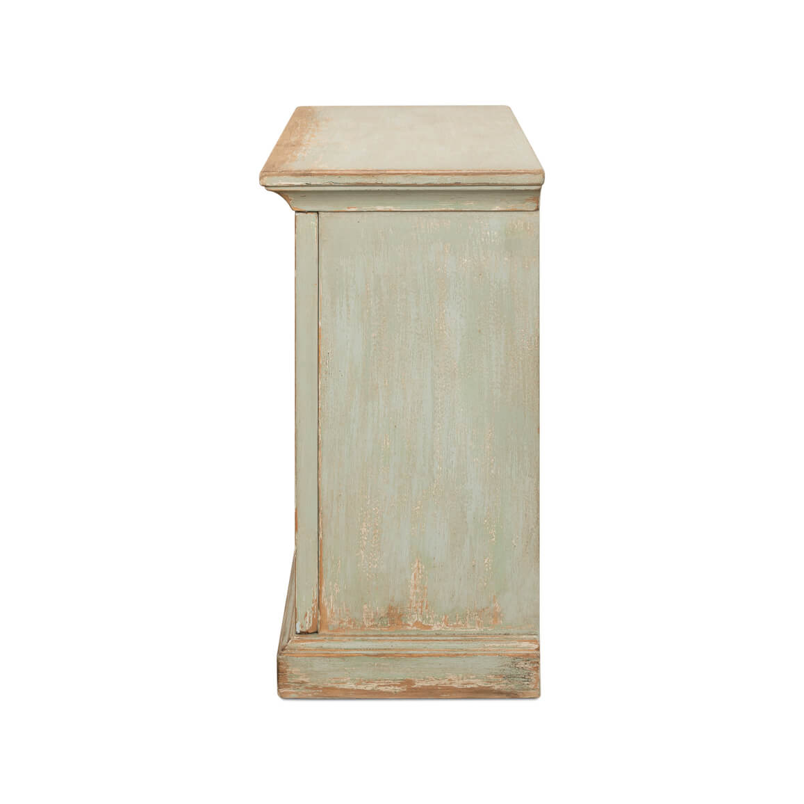 Antique Sage French Side Cabinet - English Georgian America