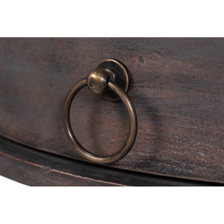 Antique Style Round Side Table - English Georgian America