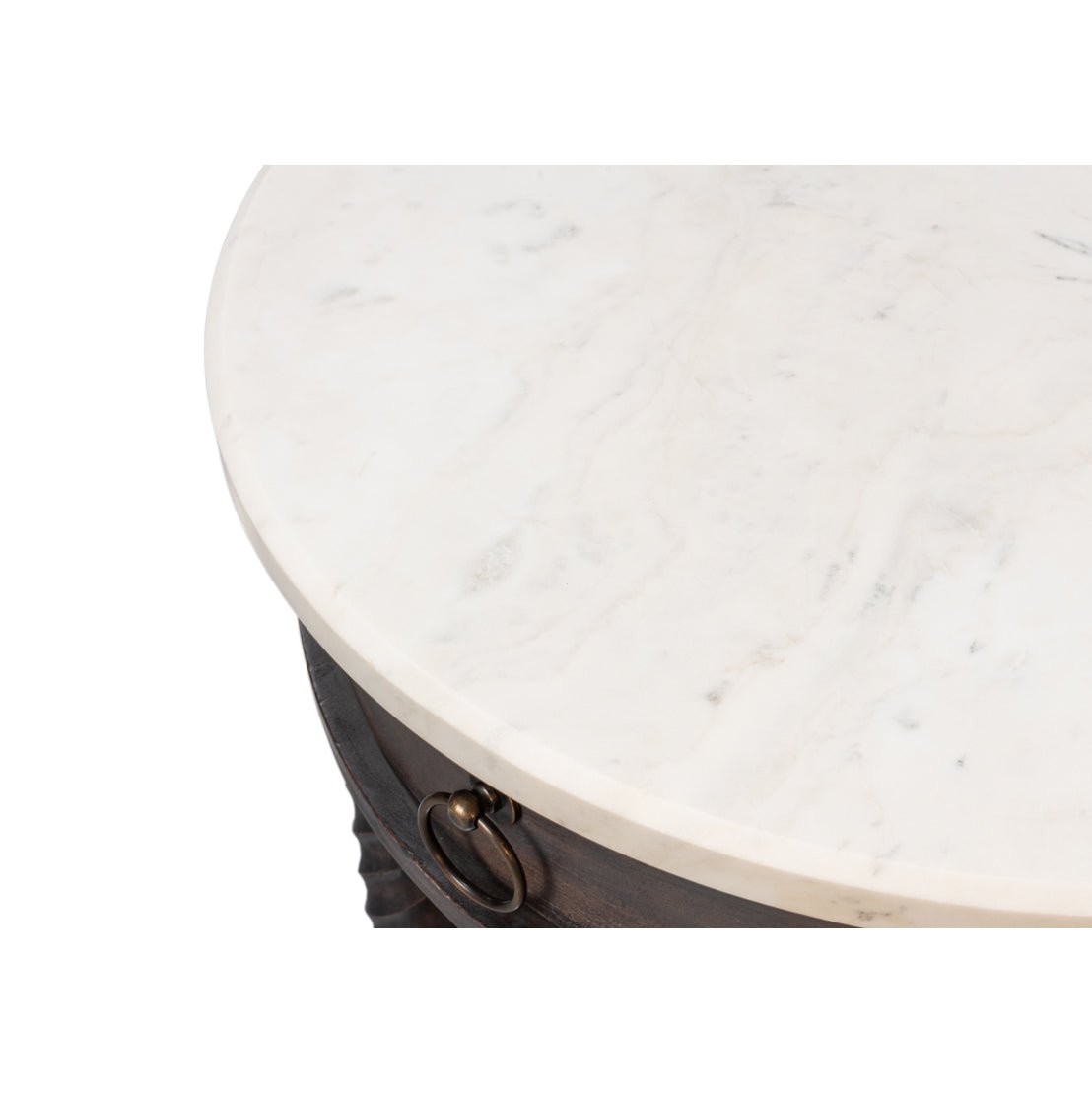 Antique Style Round Side Table - English Georgian America