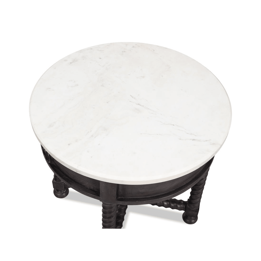 Antique Style Round Side Table - English Georgian America