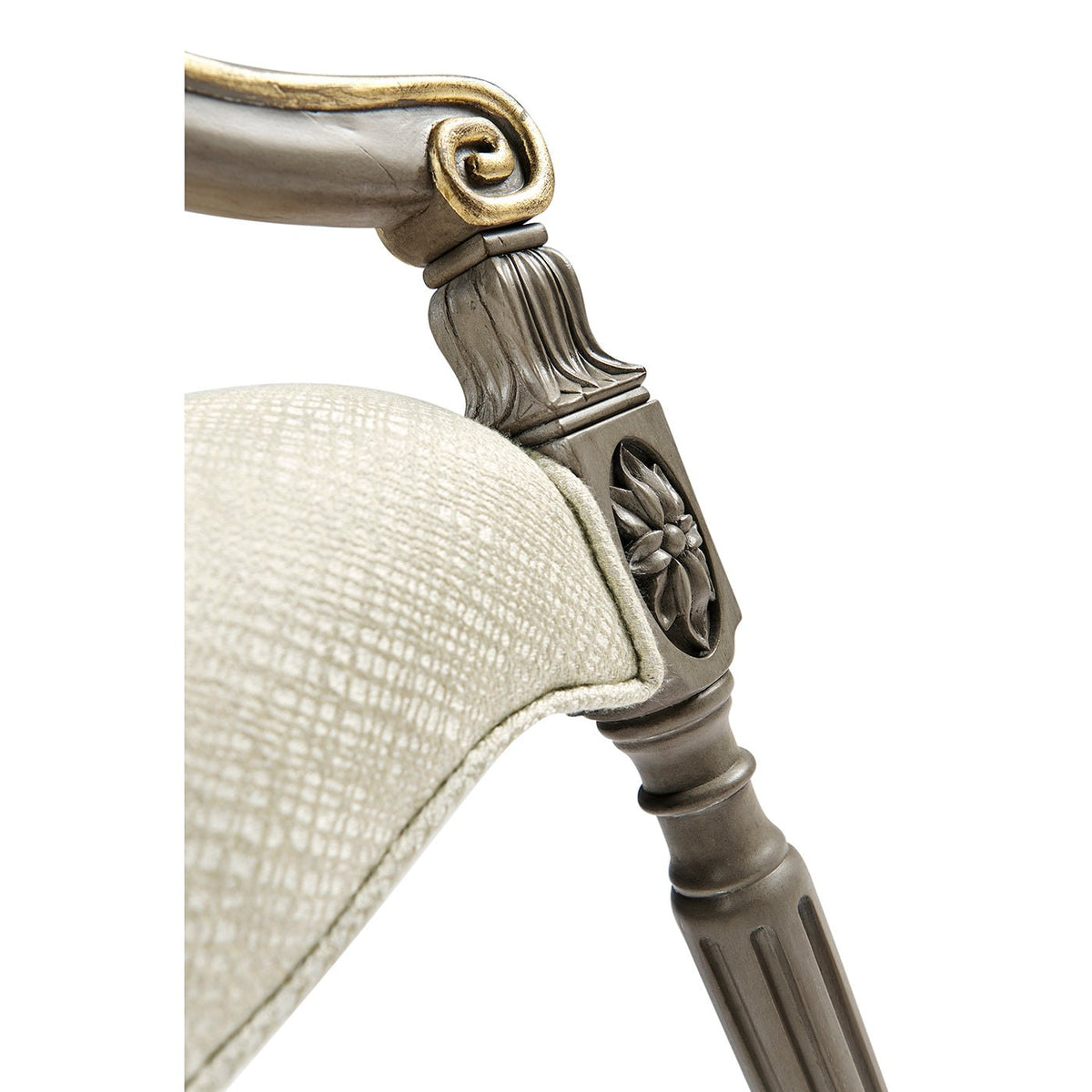 Antique Style Shield Back Dining Arm Chair - English Georgian America