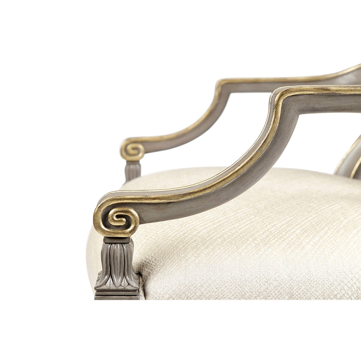 Antique Style Shield Back Dining Arm Chair - English Georgian America