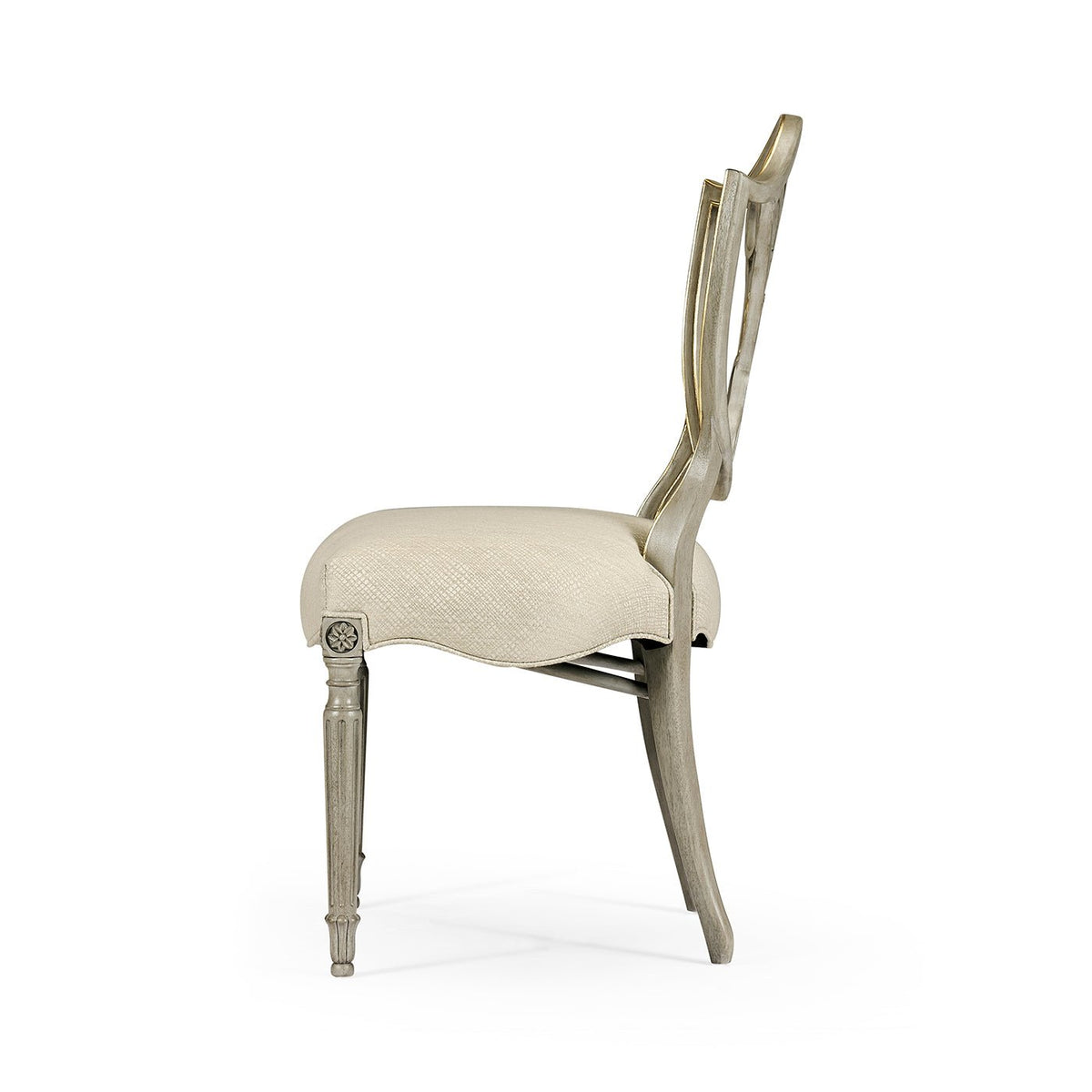 Antique Style Shield Back Dining Side Chair - English Georgian America