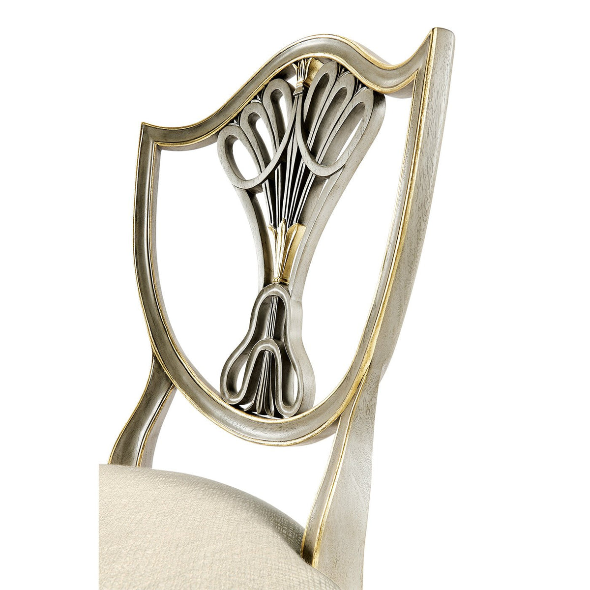 Antique Style Shield Back Dining Side Chair - English Georgian America