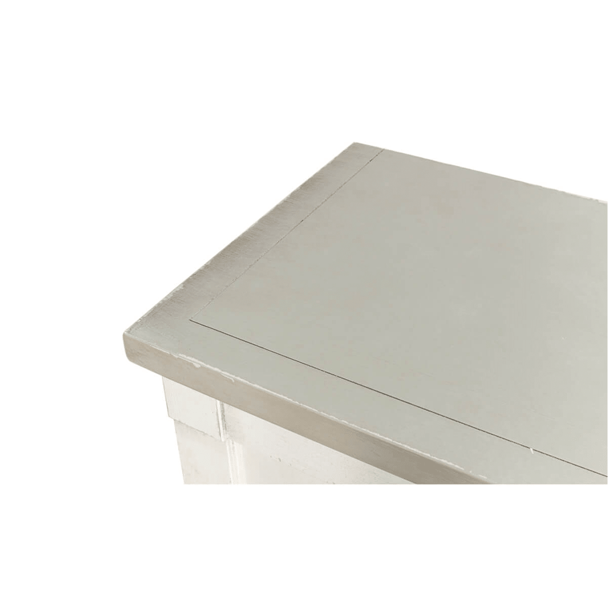 Antique White and Gray Top Sideboard - English Georgian America