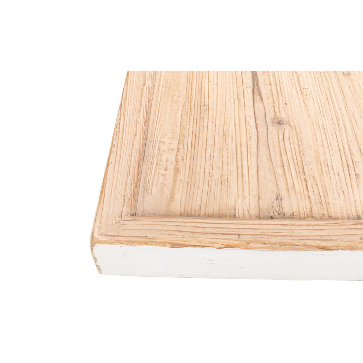 Antique White Farmhouse Coffee Table - English Georgian America