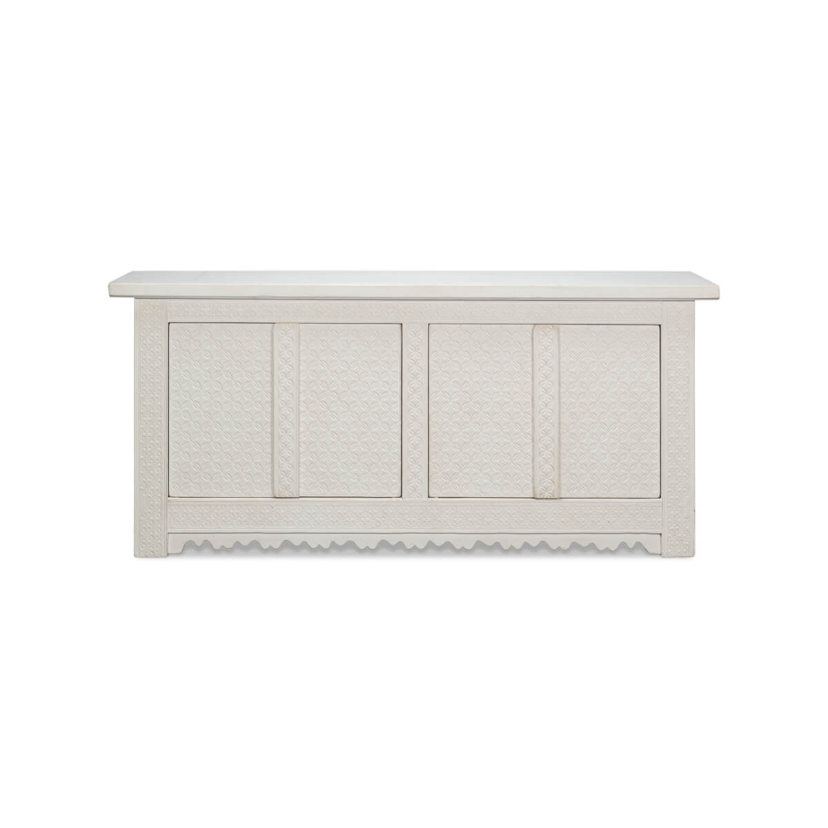 Antique White Moroccan Sideboard - English Georgian America