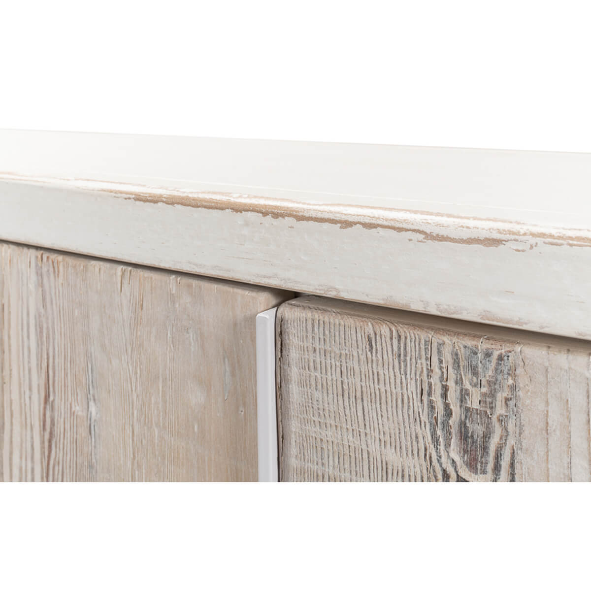 Antique White Sideboard - English Georgian America