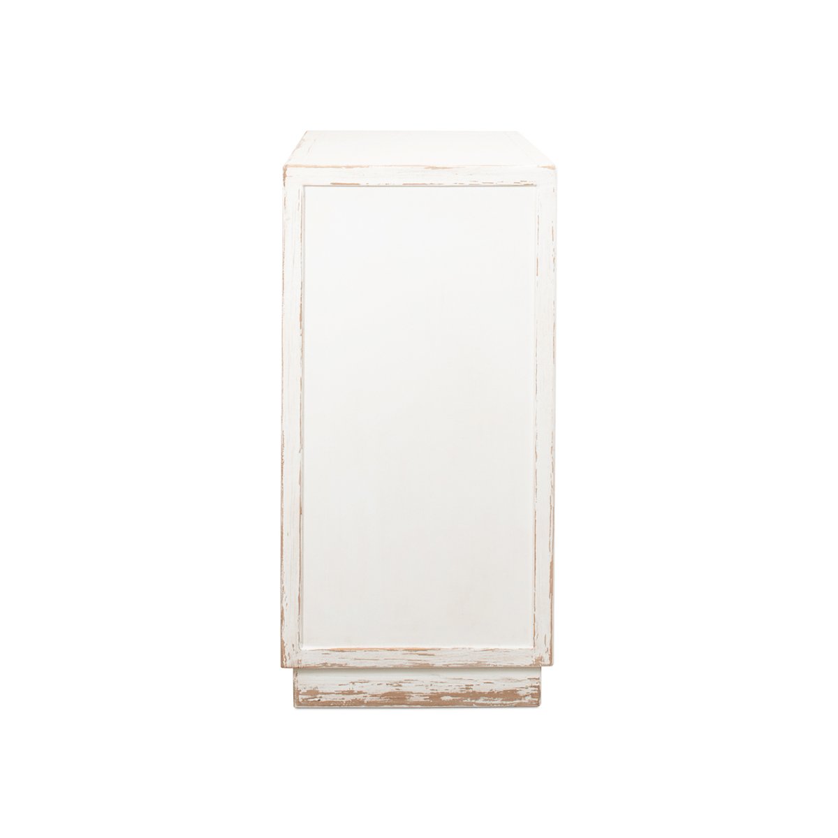 Antique White Two Door Cabinet - English Georgian America