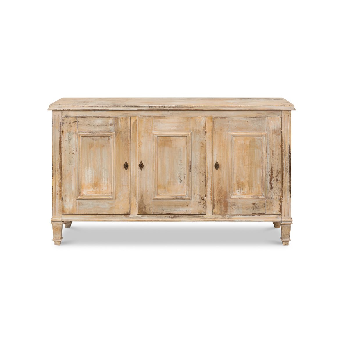 Antiqued Provincial French Sideboard - English Georgian America