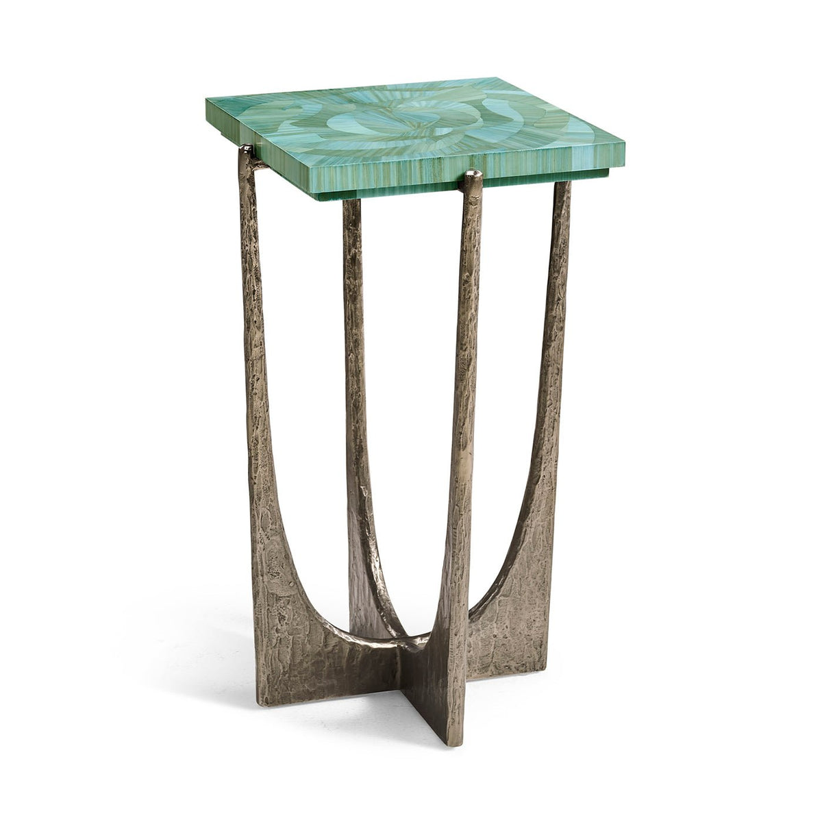 Aqua Mist Square Accent Table - English Georgian America