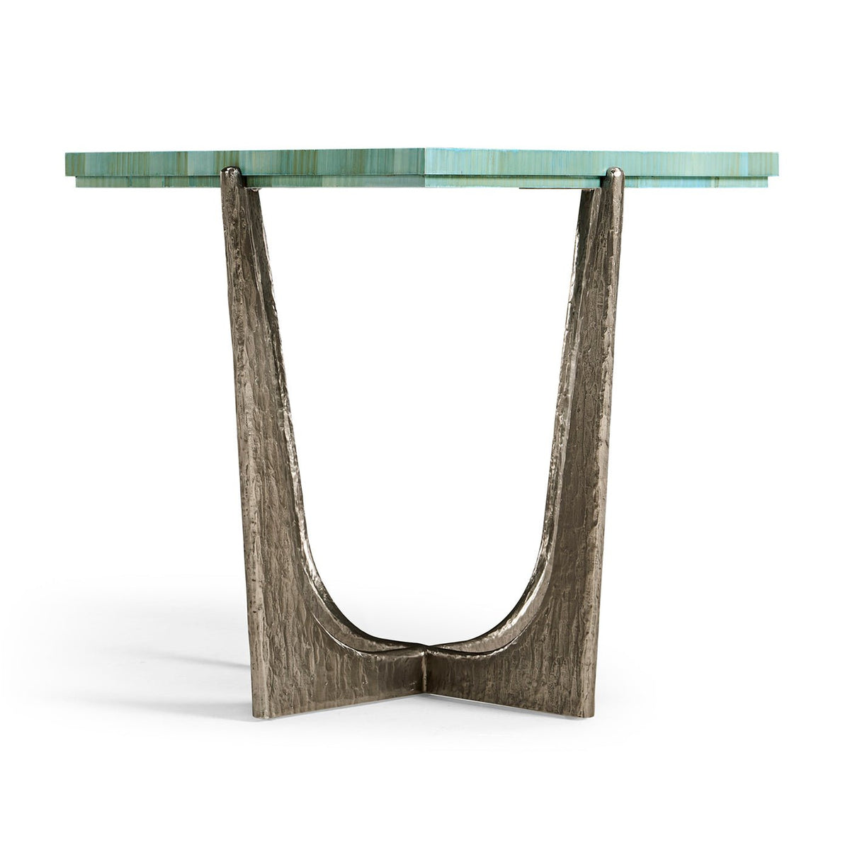 Aqua Mist Square End Table - English Georgian America