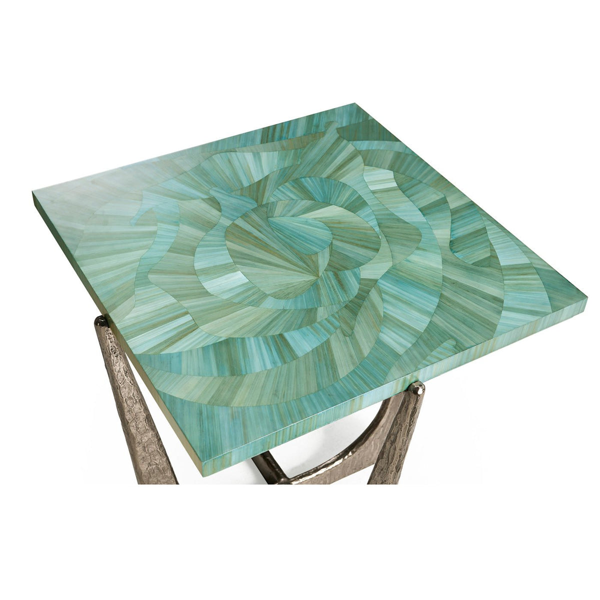 Aqua Mist Square End Table - English Georgian America