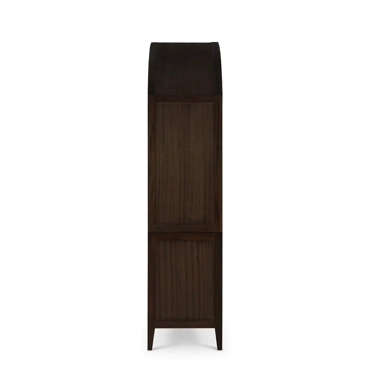 Arched Top Display China Cabinet - English Georgian America