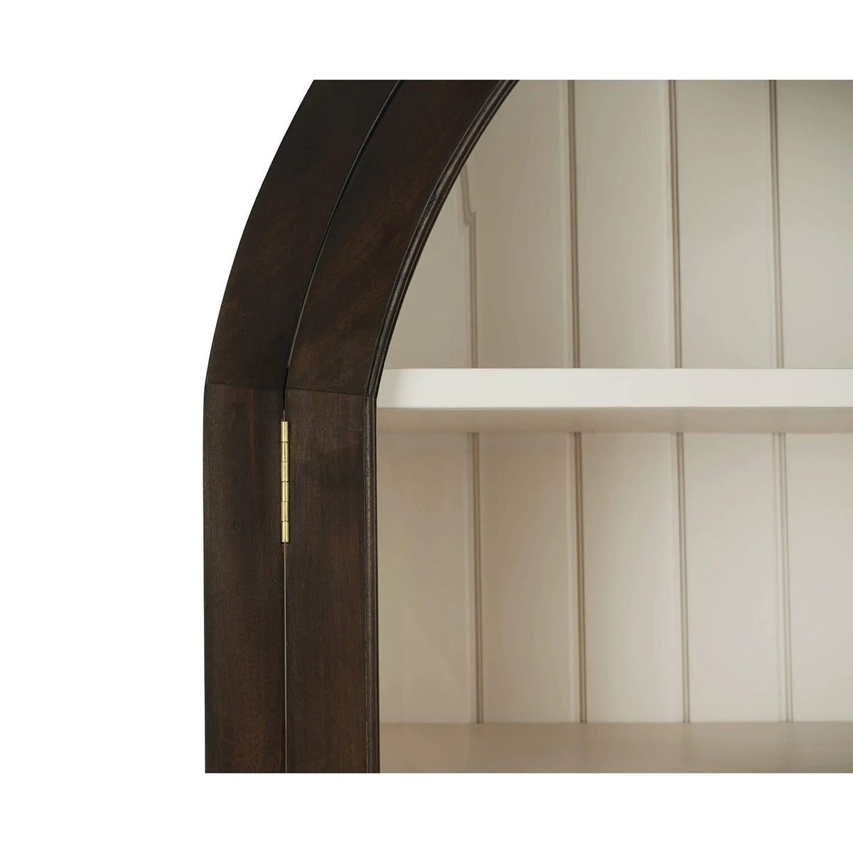 Arched Top Display China Cabinet - English Georgian America