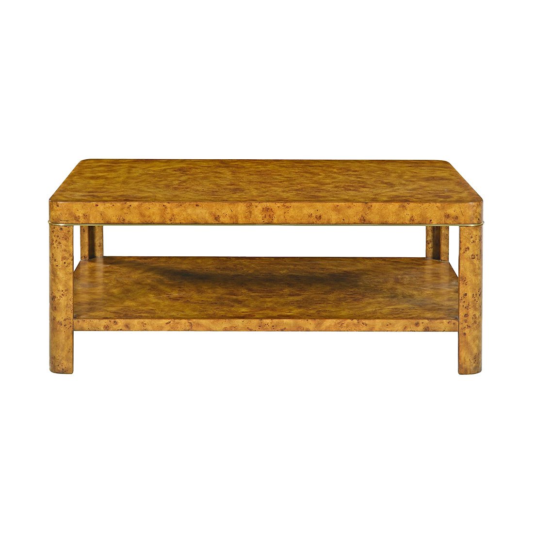 Art Deco Burl Coffee Table - English Georgian America