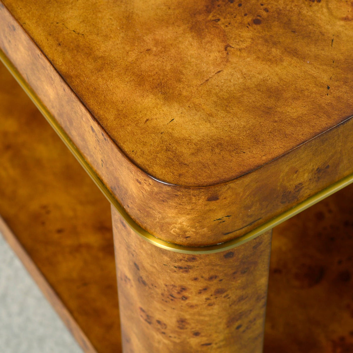 Art Deco Burl Coffee Table - English Georgian America