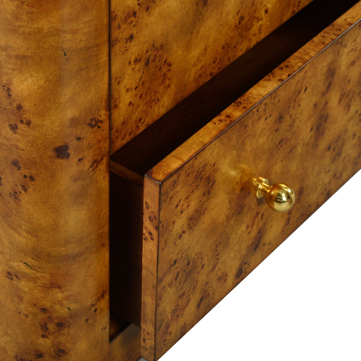 Art Deco Burl Dresser - English Georgian America