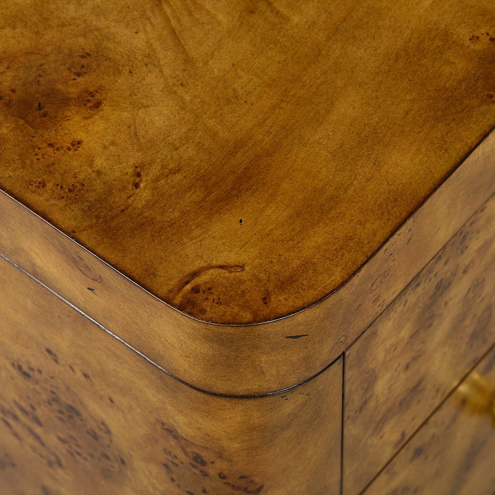 Art Deco Burl Dresser - English Georgian America