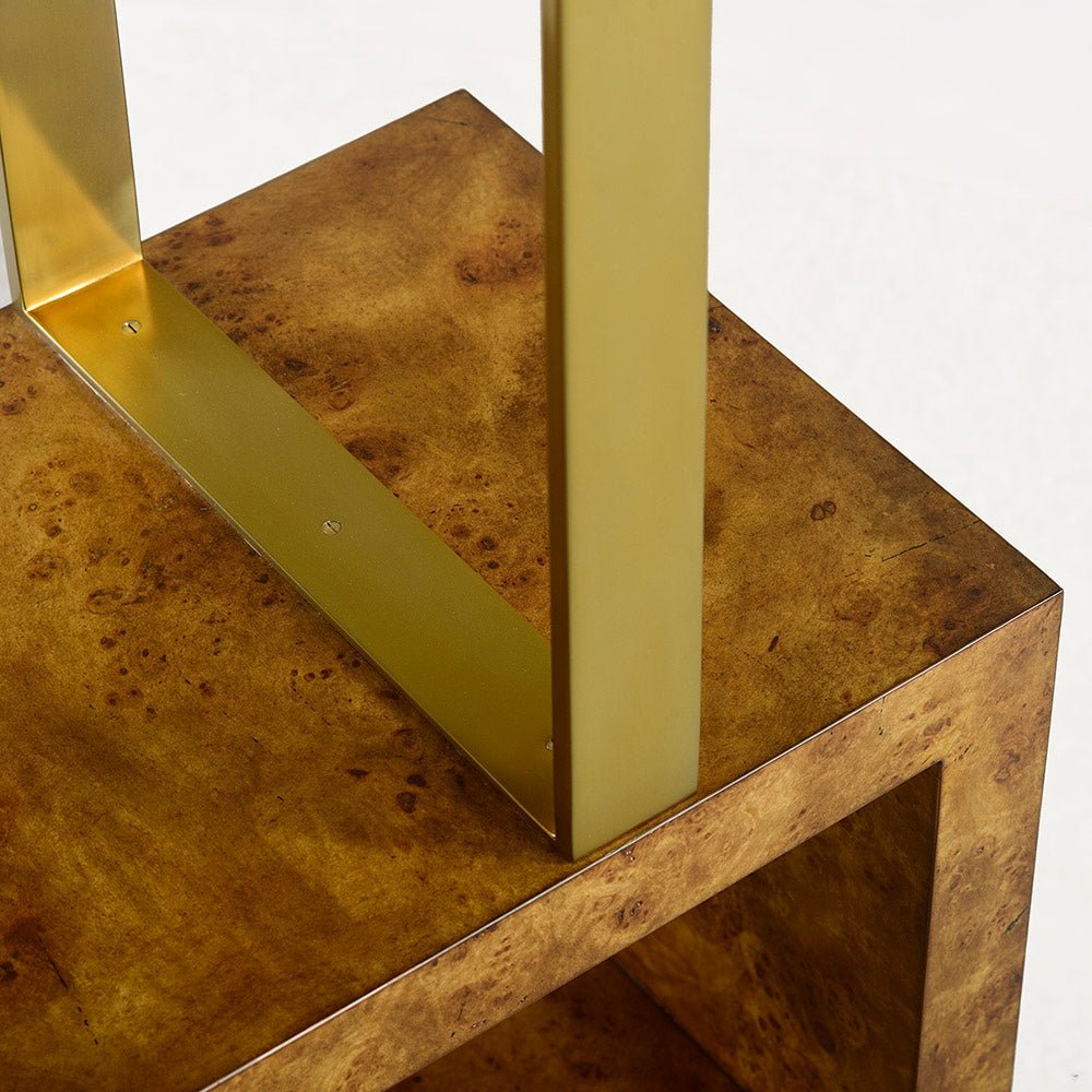 Art Deco Burl Etagere - English Georgian America