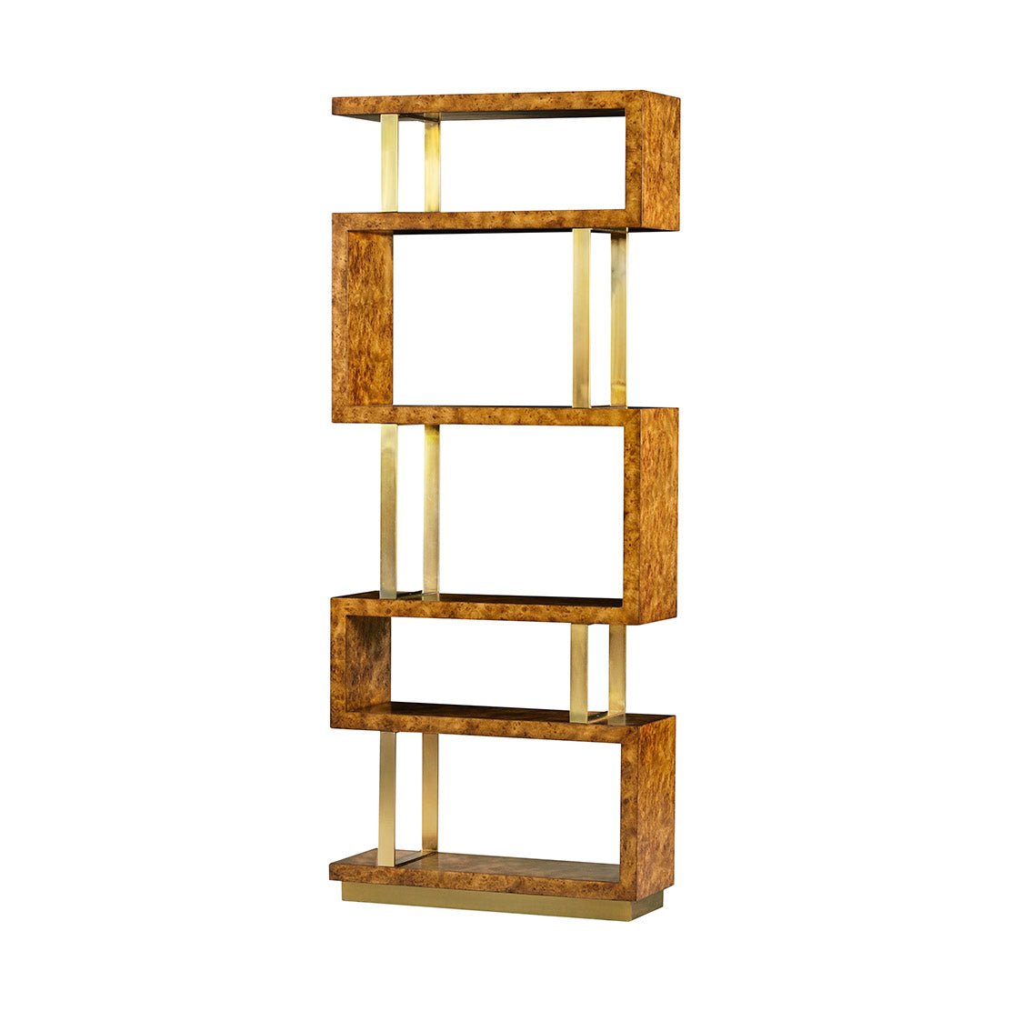 Art Deco Burl Etagere - English Georgian America