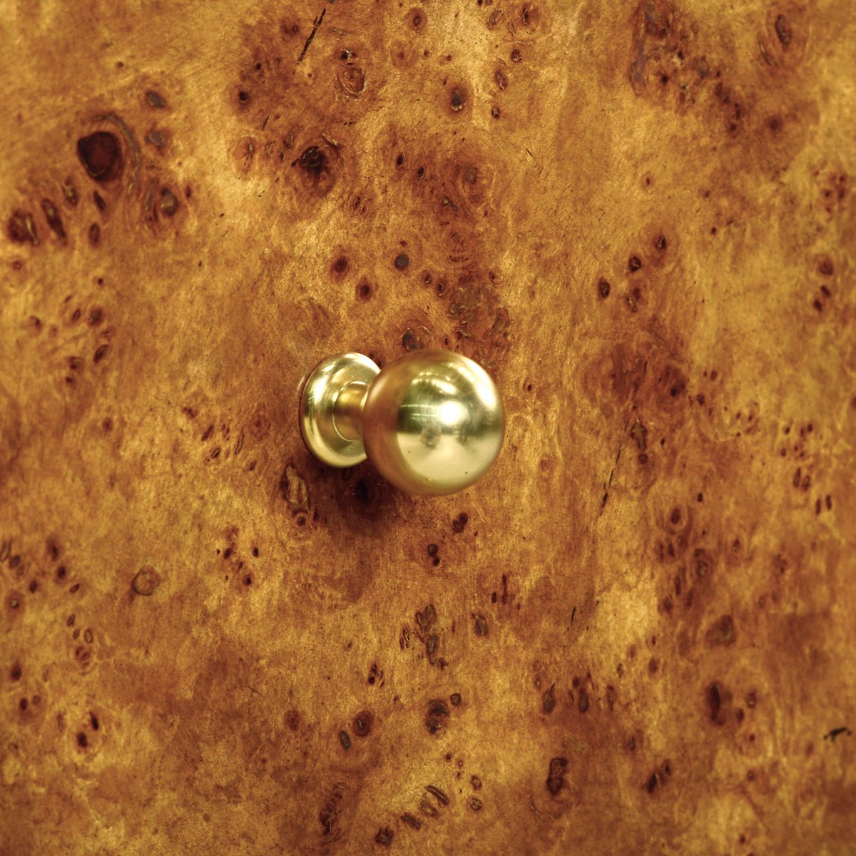 Art Deco Burl Nightstand - English Georgian America