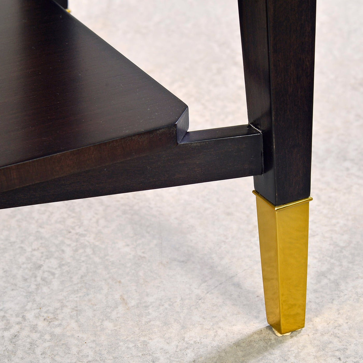 Art Deco Burl Walnut Console - English Georgian America